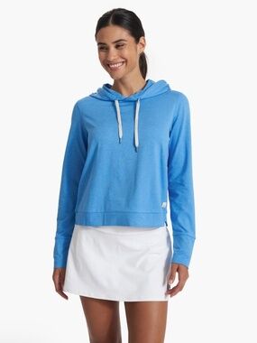 Vuori Women's Baltic Blue Halo Hoodie
